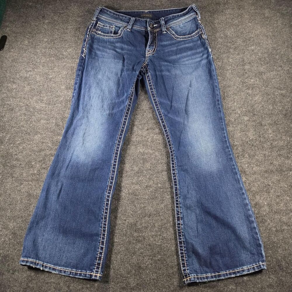 Silver-jeans-co Women's Blue and Navy Jeans